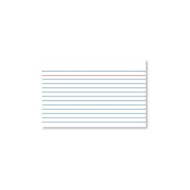 Kangaro Index Cards 100 x 150 mm Lined 190 g Pack of 100 Sheets