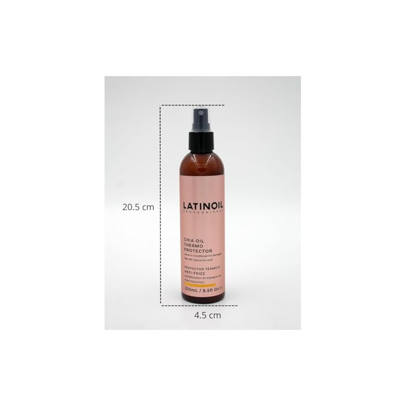 Latinoil Protección Calor Total Kit/Thermo Protector 250 ml, Chia Oil