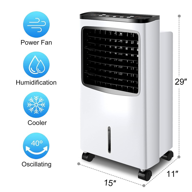 ARLIME Portable AC Cooling Fan, 3-IN-1 Portable Evaporative Air Cooler
