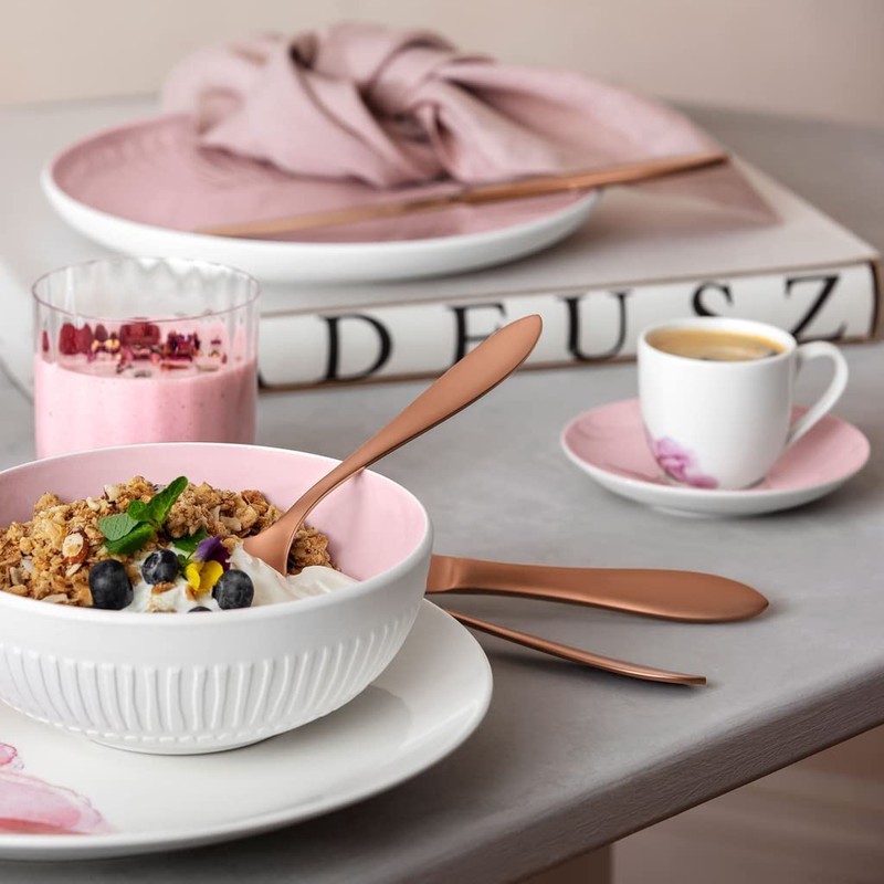 Villeroy & Boch Espresso Saucer, Pink, 11.5 x 11.5 x