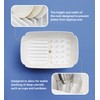 carrotez Split-Design Small Dish Drying Rack, Space-Saving Dish Drainer for