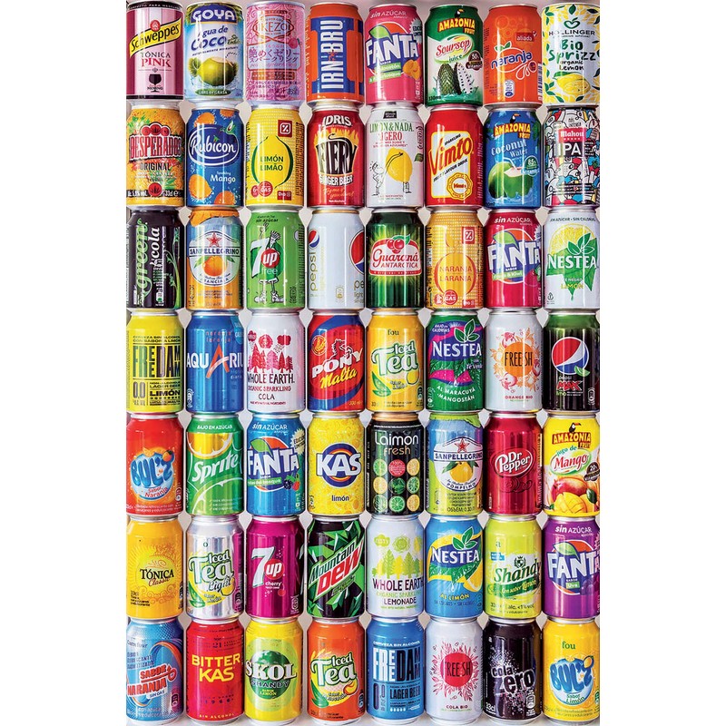 Educa Refrescos Puzzle, 1000 Piezas, Multicolor (19035)