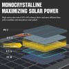 SUNAPEX 20W Flexible Solar Battery Charger Maintaine with MPPT Charge