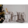 Premier Housewares 508910 Ice Bucket - Hammered Stainless Steel H14