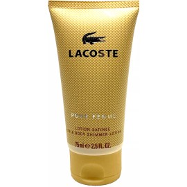 LACOSTE POUR FEMME BODY SHIMMER LOTION FOR WOMEN 2.5 Oz / 75 ml FULL SIZE!!!