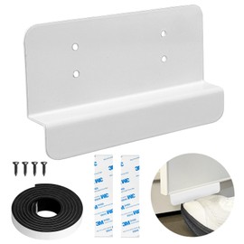 JZHLLA Cabinet Foot Pull Trash Cabinet Handle Trash Drawer Foot Pull for Full Overlay Cabinet Door Hands Free Trash Cabinet Opener for Kitchen, Living Room, Bedroom, Laundry Room (1, White)