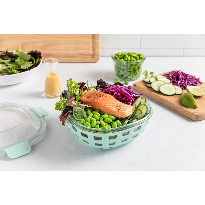 Ello DuraGlass Food Storage Glass Lunch Bowl Container - Meal