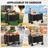 RoveStep Lite Collapsible Folding Wagon - Lightweight Utility Cart, 50L