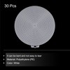 MECCANIXITY 5pcs 6" Plastic Mesh Canvas Sheet 13 Count Round