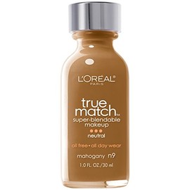 L'Oréal Paris True Match Super-Blendable Makeup, Mahogany, 1 fl. oz.
