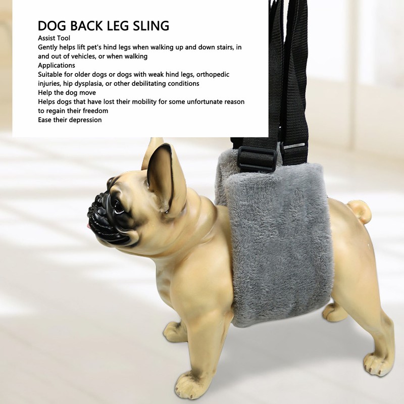 Dog Lift Harness Adjustable Soft Thickened Dog Hind Leg Support