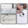 KAPSING Pack of 2 Sink Overflow Covers, Round Brass Kitchen