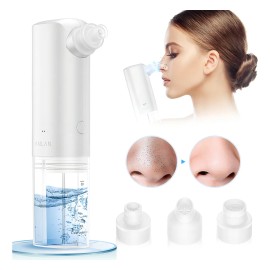 Microburbujas Succionador de Puntos Negros con Tanque Separable, con 3 Cabezales de Silicona, 3 Modos, Quitar Espinillas y Puntos Negros, para...     