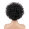 Huarisi 7 Inch Short Afro Kinky Curly Bob Wigs 1B