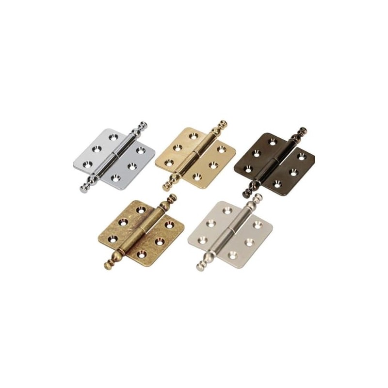 KOTARBAU Decorative Hinges, Furniture Band-Style Hinges, Universal, Rust-Resistant, Old Brass,