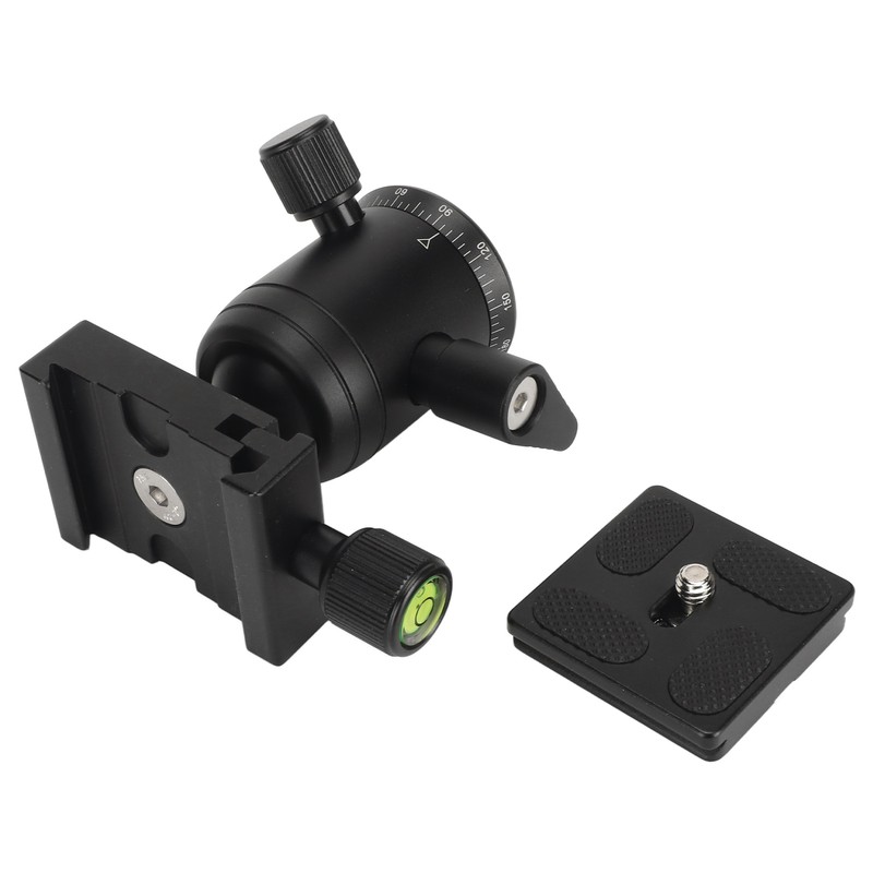 Panoramic Ball Head 360 Degree Rotating 3/8in Thread Metal Tripod