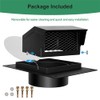 4 inch Roof Vent Cap, Removable Roof Vent, Bathroom Exhaust
