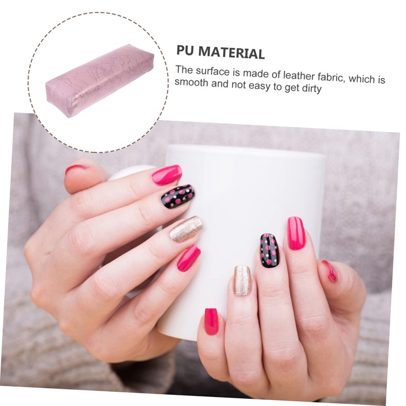 FOMIYES Manicure Hand Pillow Arm Rest Nail Art Practice Hand