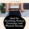 Karma Heart Yoga Stick & Stretching Stick with Super Sturdy