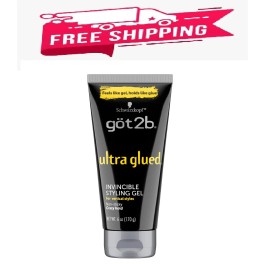 Schwarzkopf göt2b Ultra Glued Invincible Styling Hair Gel, 6 oz