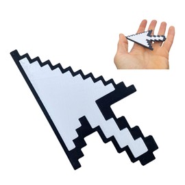 Retro Cursor 3D Printed Desktop Decoration with Double-Sided Tape – Geeky Office Decor – Made with Durable PLA – Perfect Gift for Tech Enthusiasts