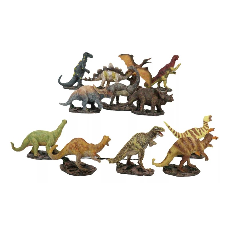 Ebros Gift Educational Prehistoric Dinosaur Miniature Figurines Collection Set of