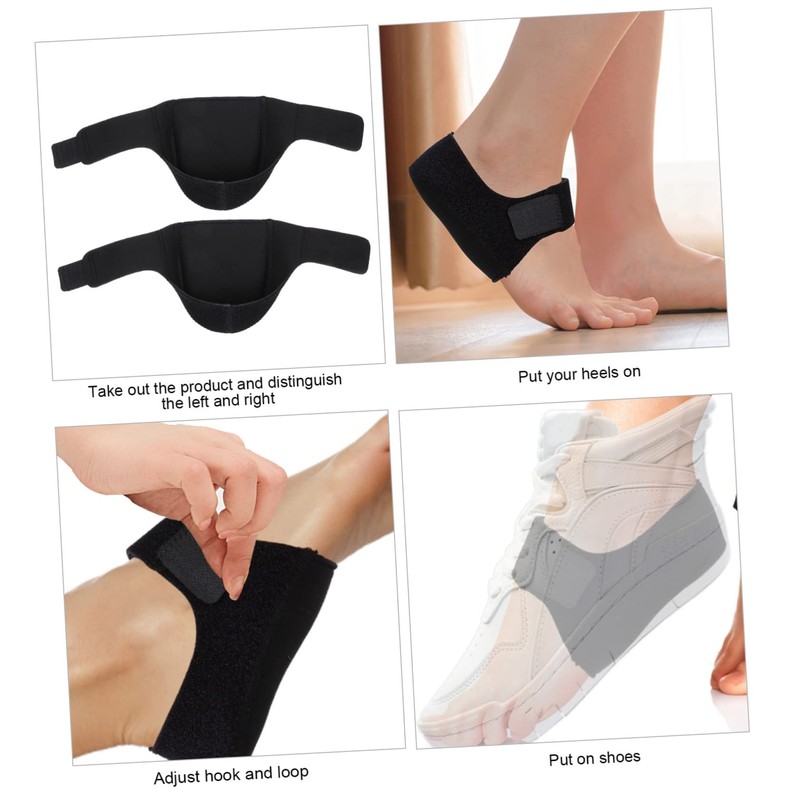 Gatuida 3pairs Heel Cups Plantar Heel Pads for Men and