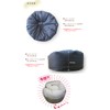 fabrizm 1432-bk Column Bead Cushion, Special Cover, Diameter 23.6 x
