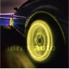 FF 2X LED Yellow Lights NON FLASH Tire Wheel Valve