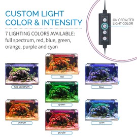 hygger Advanced LED Aquarium Light with Timer, 24/7 Lighting Cycle & DIY Mode, Full Spectrum Fish Tank Light for 30-36 in Freshwater Planted Tank