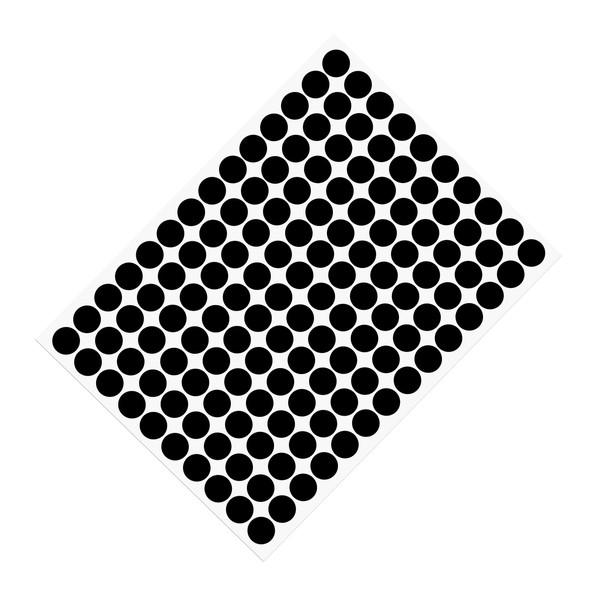 METALLIXITY 140 Pcs Per Sheet Screw Hole Cover Sticker (Diameter
