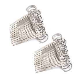 OdontoMed2011 Set of 24 Pieces 3.5" Scissors - Straight Mustache + Nose Hair W/Safety ODM