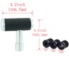 Abfer T-Shaped Weighted Shift Knob for Car Gear Lever Stick