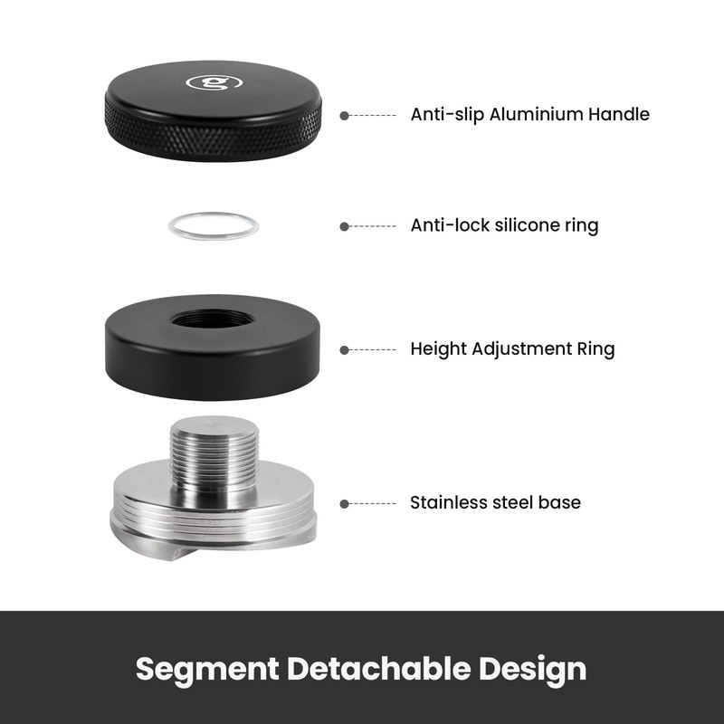 Gemilai 58mm Coffee Distributor, Espresso Coffee Tamper, Professional Coffee Leveling
