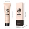 BB Cream Foundation, Waterproof Long Lasting Even Skin Tone Makeup,