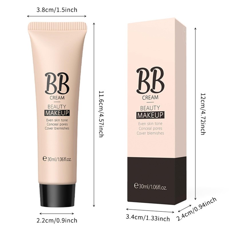 BB Cream Foundation, Waterproof Long Lasting Even Skin Tone Makeup,