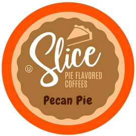 Slice Coffee Flavored Coffee Compatible with K Cup Brewers Including 2.0, Pecan Pie, 40 Count