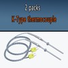 2 Packs tce-k05h5-100 K-Type thermocouple Probe M8 Screw Temperature Range
