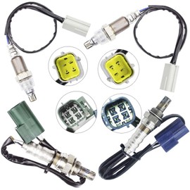 higherbro 4x Oxygen O2 Sensor 1 & 2 for Nissan Pathfinder 2007 2008 2009 2010 V6 4.0L Upstream-Downstream