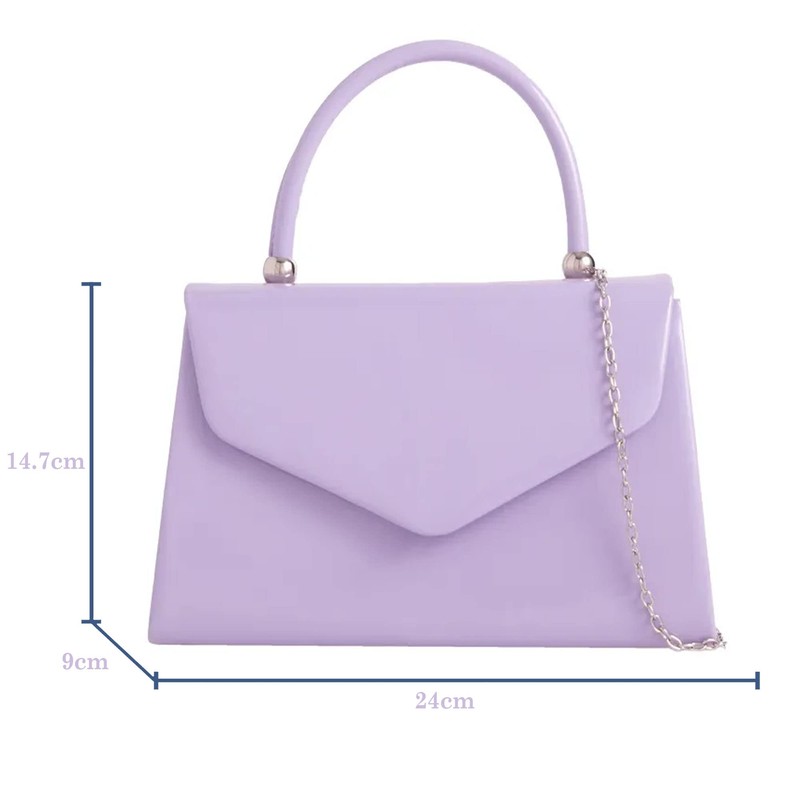 fi9® BNWT Retro Patent Leather Bridal Wedding Evening Bag Party