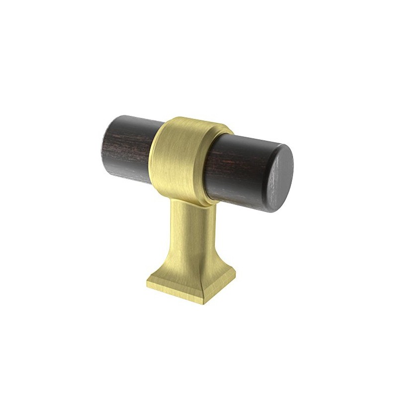 Liberty 1-9/16 in. (40mm) Vintage Black Wood Bar Cabinet Knob