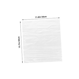 CHILDWEET Matte Plastic Packing Bags 100pcs Large Capacity Storage Bags for Clothing Home Storage