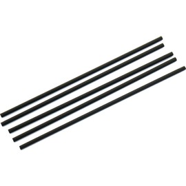 Shibase Industry 363 Diamond Straws Straight, 7.1 inches (18 cm), 1000 Pieces, Black