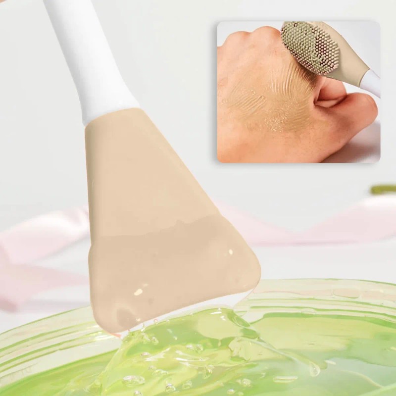 🔥 Cepillo facial 2 en 1 diler silicón limpiador y