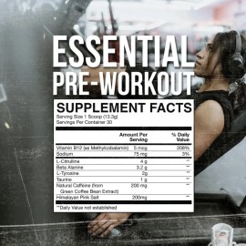 Cbum Essential Raw Nutrition 30 Servicios Blue Raspberry