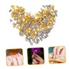 SAFIGLE 200Pcs Nail Charms for Women Nail Art Jewels Flatback