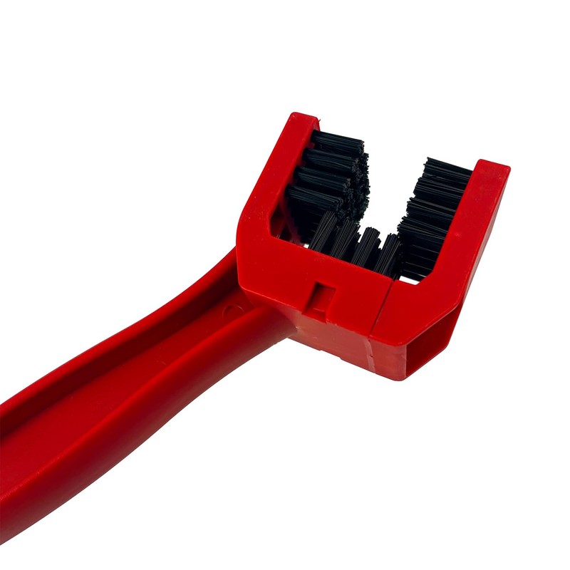 yamashiro YK042/RD Motorcycle Car Wash Maintenance YK-042 Chain Brush Red