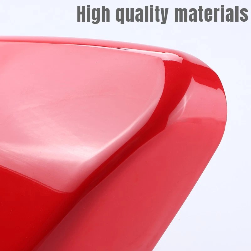 Left Driver Side Red Door Wing Mirror Cap Cover For