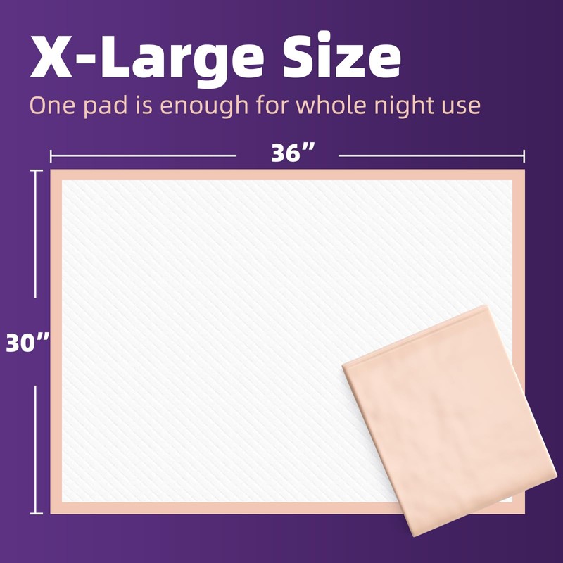 MKISS Bed Pads Disposable 30" x 36" [30 Count] Heavy