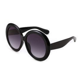 Karsaer Retro Oversized Round Sunglasses Women & Men, 70s 80s Fashion Trendy Big Shades K7155